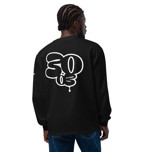 3003 - Premium heavyweight long sleeve shirt - Back decal