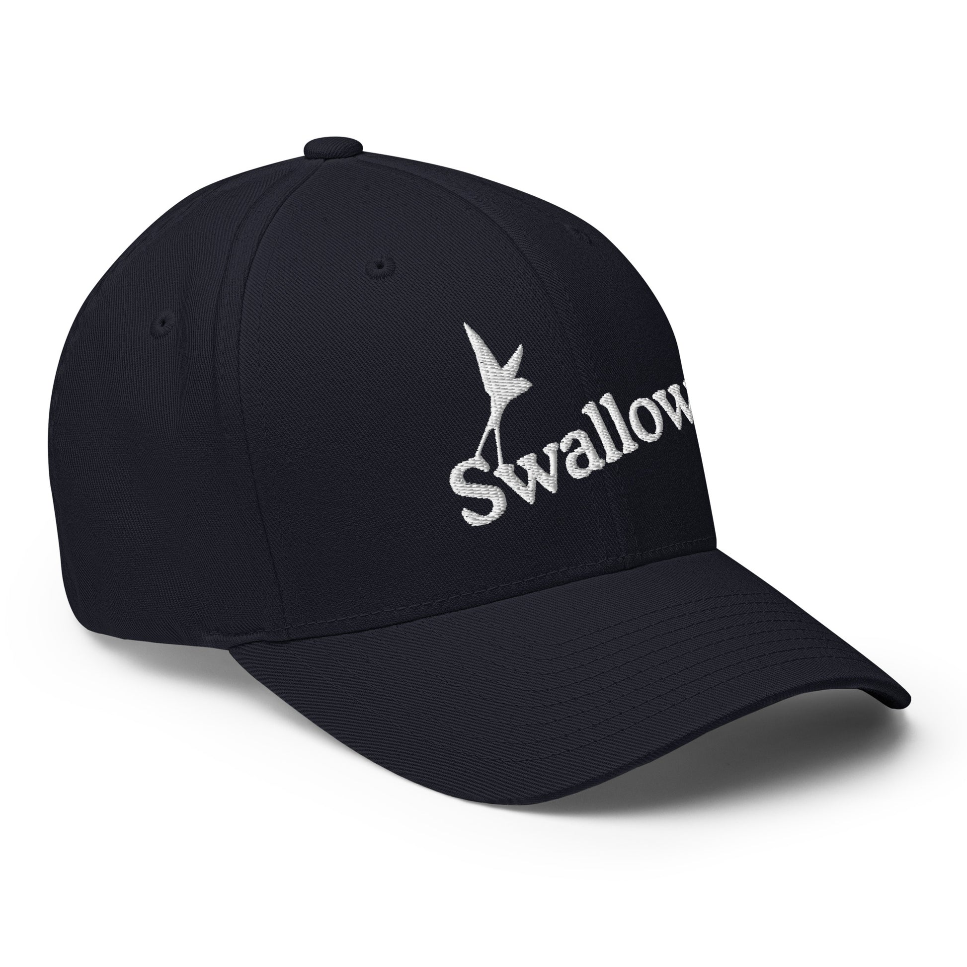Swallow - Structured Twill Cap - White bird