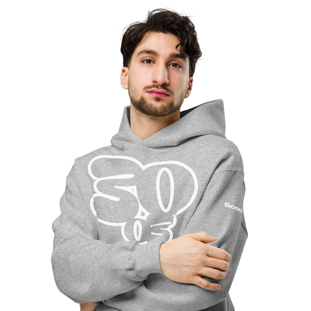3003 - Unisex oversized printed hoodie