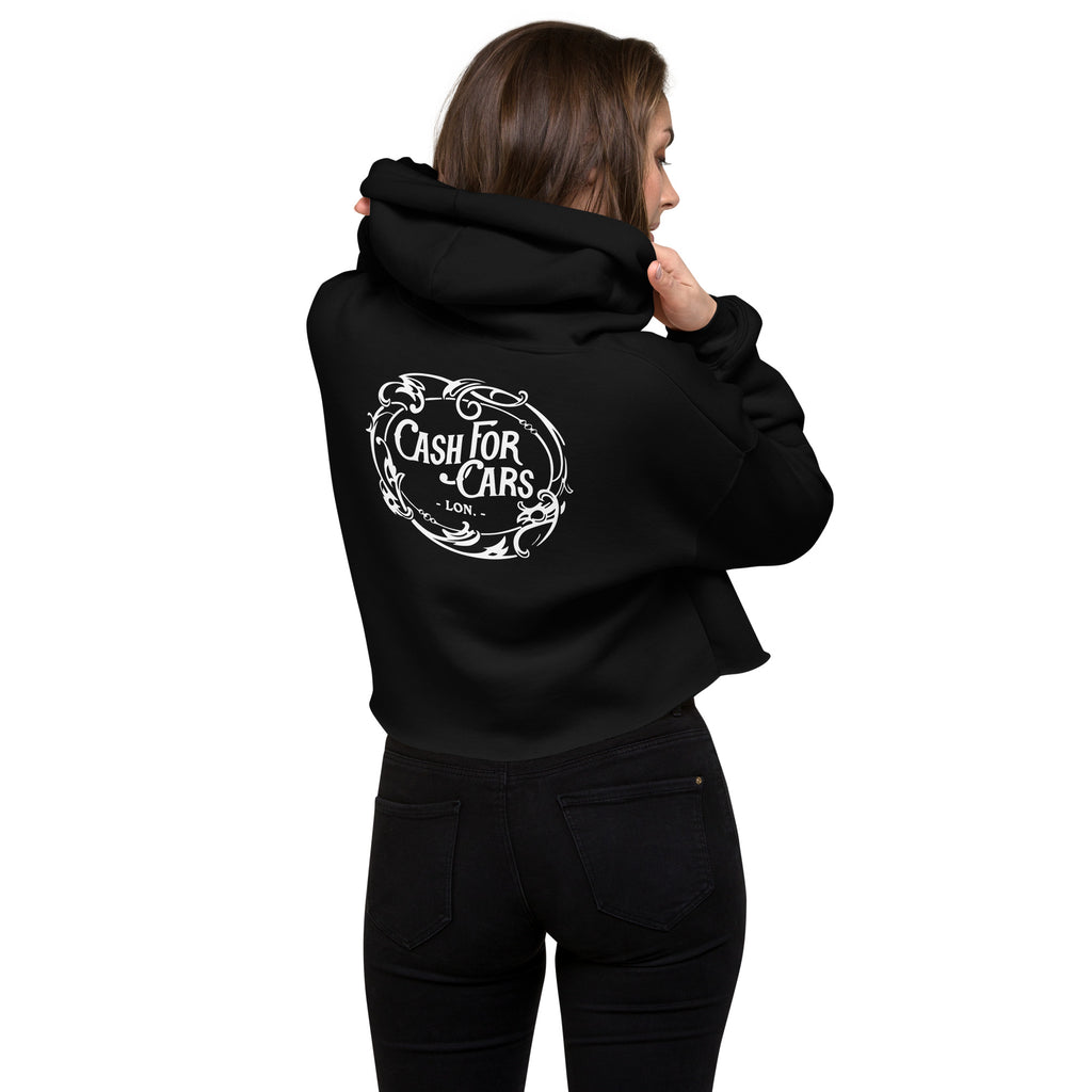 Cash for Cars - Ebroidered Crop Hoodie